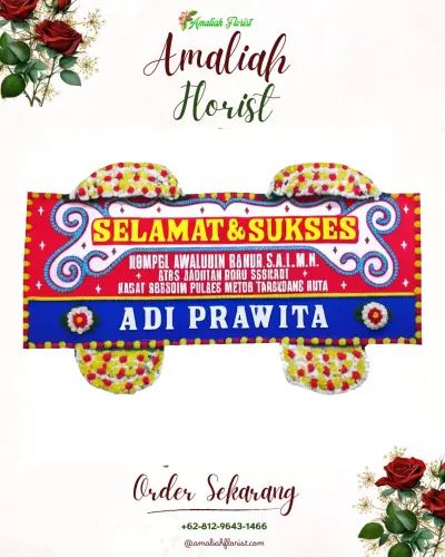 Karangan Bunga Ucapan Selamat di Kendawa